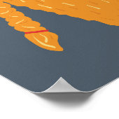 Funny Viking Poster (Ecke)