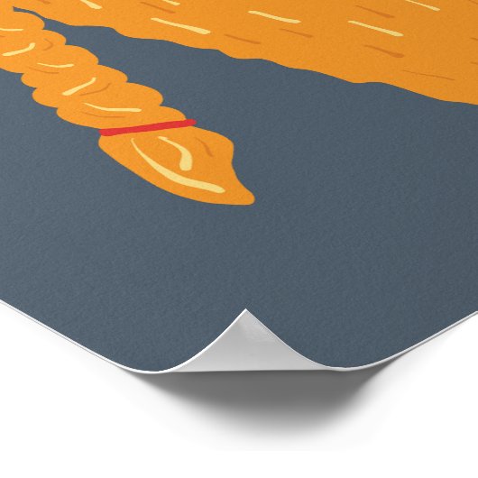 Funny Viking Poster (Ecke)