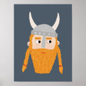 Funny Viking Poster (Vorne)