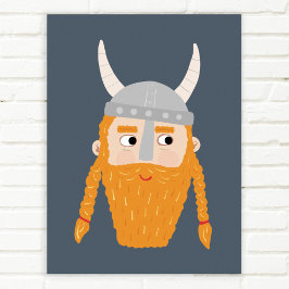 Funny Viking Poster