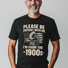 Funny Vintag 1900s Gramophon T-Shirt