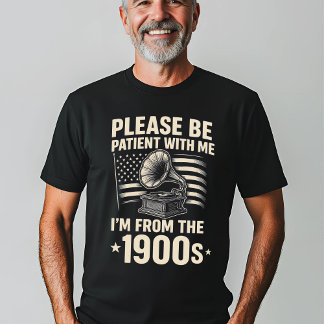 Funny Vintag 1900s Gramophon T-Shirt