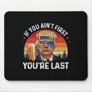 Funny Vintag 4. Juli Donald Trump trinkt mich Mousepad