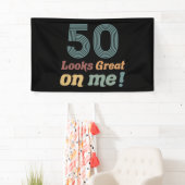 Funny Vintag 50. Geburtstag Banner (Insitu)