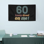Funny Vintag 60. Geburtstag Banner (Messeveranstaltung)