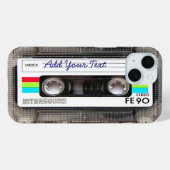 Funny Vintag 80er Retro Music Cassette Tape Case-Mate iPhone Hülle (Rückseite (Horizontal))