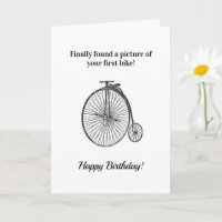 Funny Vintag Age Erstes Bike Geburtstag