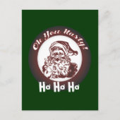 Funny Vintag Bad Santa Retro Weihnachten (Vorderseite)