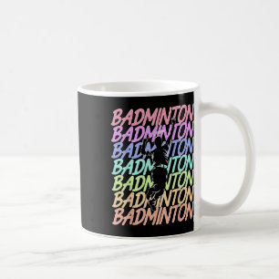 Funny Vintag Badminton Shuttle Badminton Player S Kaffeetasse