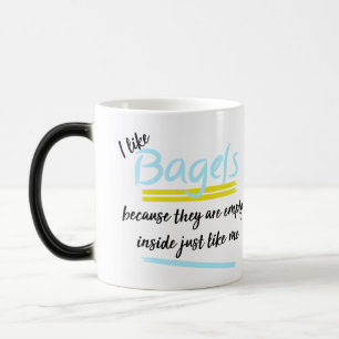 Funny Vintag Bagels,Design Leere im Spaß Verwandlungstasse