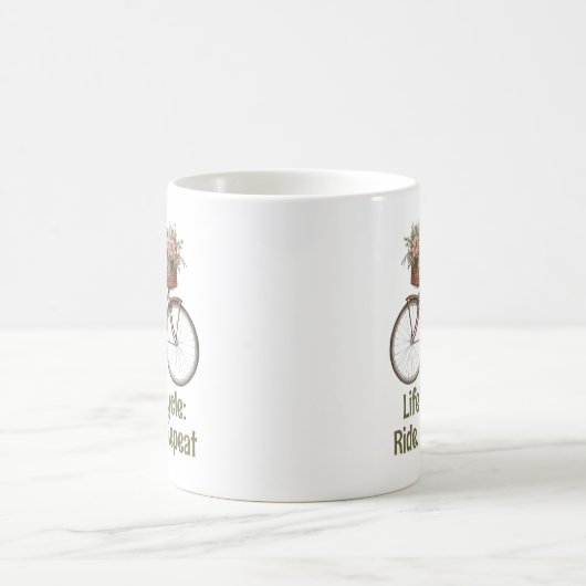 Funny Vintag Bicycle Kaffeetasse (Mittel)
