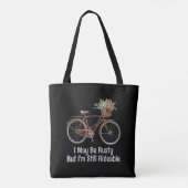 Funny Vintag Bicycle Tasche (Rückseite)