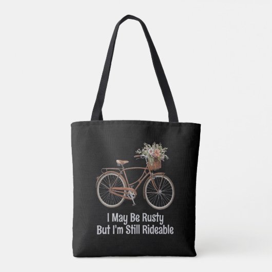 Funny Vintag Bicycle Tasche (Rückseite)