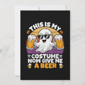 Funny Vintag Boo Einladung (Vorderseite)