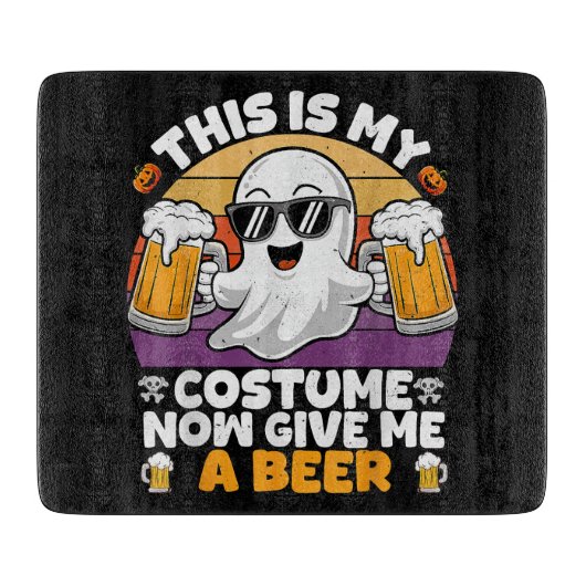 Funny Vintag Boo Schneidebrett (Vorderseite)