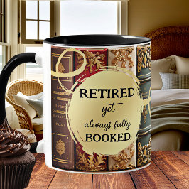 Funny Vintag Books Retirement Kaffeetasse