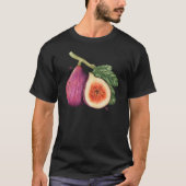 Funny Vintag Botanical Figs T-Shirt (Vorderseite)