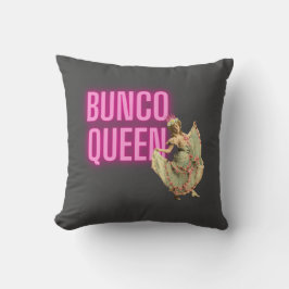 Funny Vintag Bunco Queen Kissen