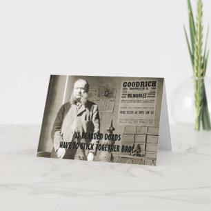 FUNNY VINTAG CARD FÜR EINZIGARTIGE BEARD MAN BEARD KARTE