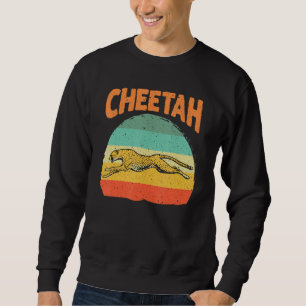 Funny Vintag Cheetah Art Boys Girls Leopard Safar Sweatshirt