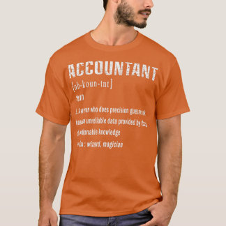 Funny Vintag CPA Certified Public Accountant Defi T-Shirt