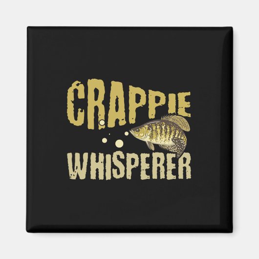 Funny Vintag Crappie Whisperer Fischen Magnet (Vorne)