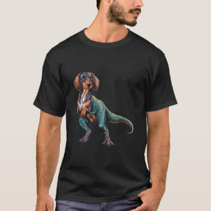 Funny Vintag Dackel Dinosaur Dachshundsaurus T T-Shirt