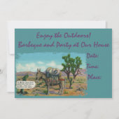 Funny Vintag Desert Party Einladungen (Rückseite)