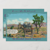 Funny Vintag Desert Party Einladungen (Vorne/Hinten)