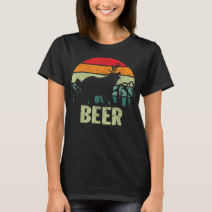 Funny Vintag Drink - Bären Deer Bier TShirt