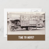 Funny Vintag Foto Immobilien Marketing Postkarte (Vorne/Hinten)