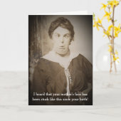 Funny Vintag Fotograf Geburtstagskarte Karte (Gelbe Blume)