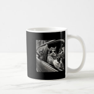 Funny Vintag Gangster Cat Meme Cat Vater Frauen Gr Kaffeetasse