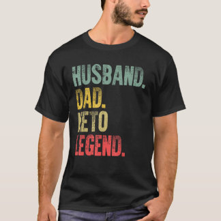 Funny Vintag Gift T Shirt Ehband Vater Keto Legend