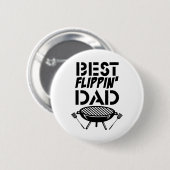 Funny Vintag Grill Daddy - Grillen und Nachfüllen Button (Vorne & Hinten)