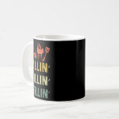 Funny Vintag Grill Vater - Grillabfüllung Kaffeetasse (Vorderseite Links)
