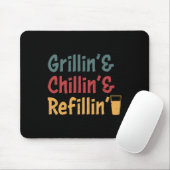 Funny Vintag Grill Vater - Grillabfüllung Mousepad (Mit Mouse)