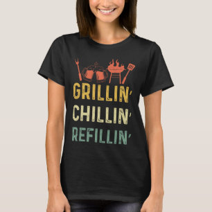 Funny Vintag Grill Vater - Grillabfüllung T-Shirt
