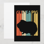 Funny Vintag Guinea Pig Dankeskarte (Vorne/Hinten)