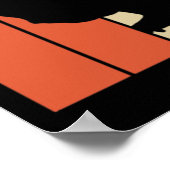 Funny Vintag Guinea Pig Poster (Ecke)