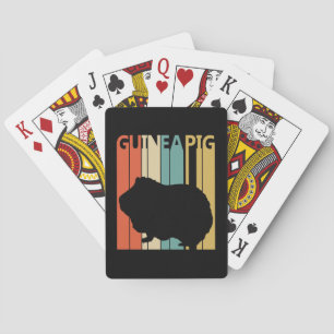 Funny Vintag Guinea Pig Spielkarten