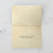 Funny Vintag Hand Custom Message Danke (Innenseite)