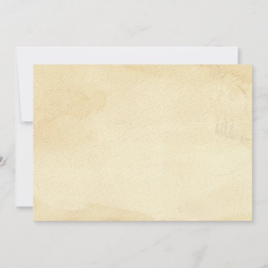 Funny Vintag Hand New Address Ankündigung (Rückseite)