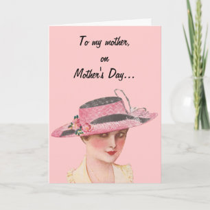 Funny Vintag Happy Mother Day Karte