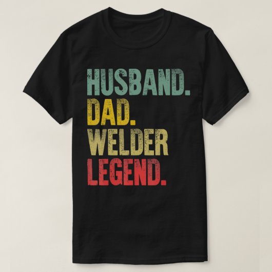 Funny Vintag Hus Vater WelderRetro Geschenk T-Shirt (Design vorne)
