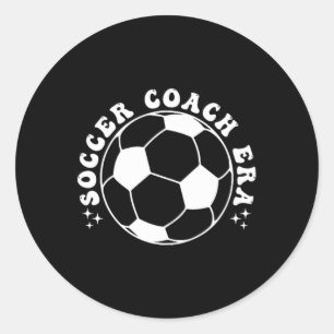 Funny Vintag in meinem Fußball-Trainer Era Funny C Runder Aufkleber