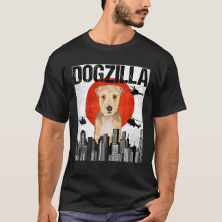 Funny Vintag Japanischer Dogzilla Lakeland Terrier T-Shirt
