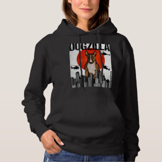 Funny Vintag Japanischer Dogzilla Miniatur Bull Te Hoodie