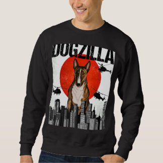 Funny Vintag Japanischer Dogzilla Miniatur Bull Te Sweatshirt