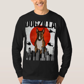 Funny Vintag Japanischer Dogzilla Miniatur Bull Te T-Shirt